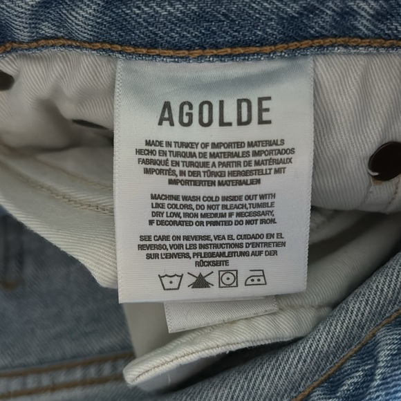 Agolde Mid Rise Relaxed Boot in Curio - Picture 5 of 7